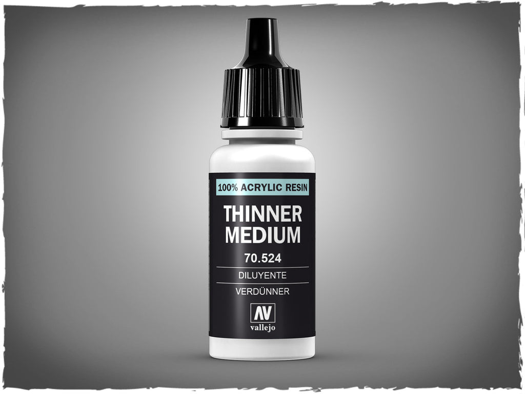 Vallejo Thinner Medium Acrylic Resin 17ml VLJ-524