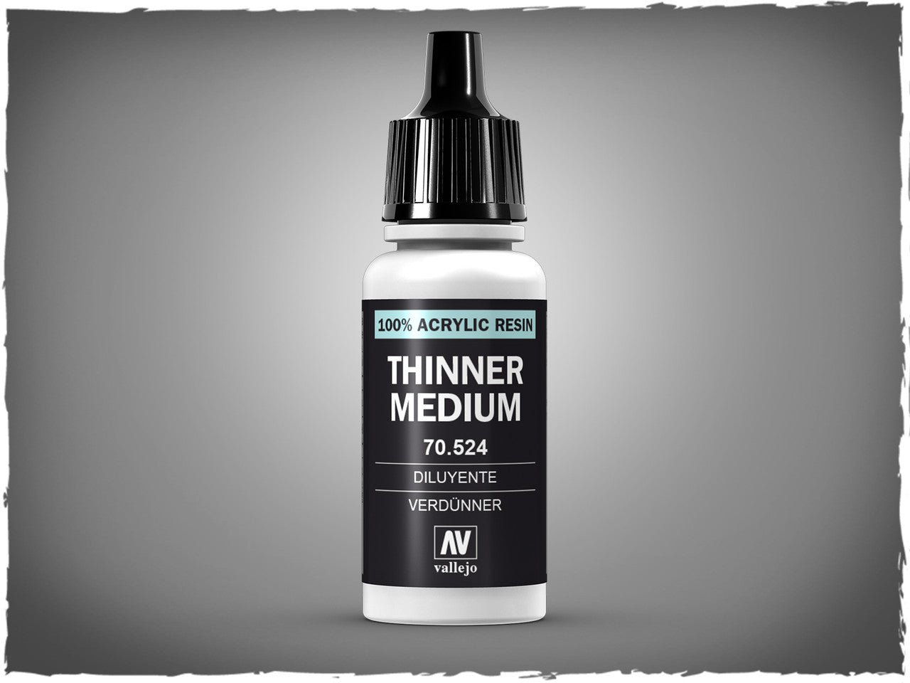 Vallejo Thinner Medium Acrylic Resin 17ml VLJ-524