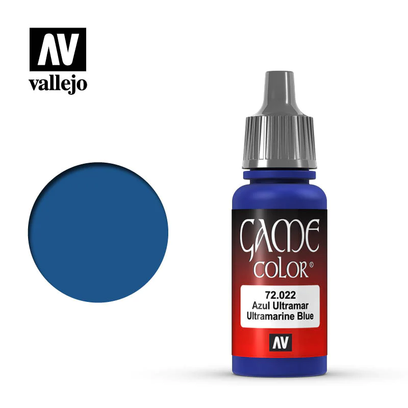 Vallejo Game Color Ultramarine Blue Acrylic Non Toxic Paint 17ml VLJ-72022