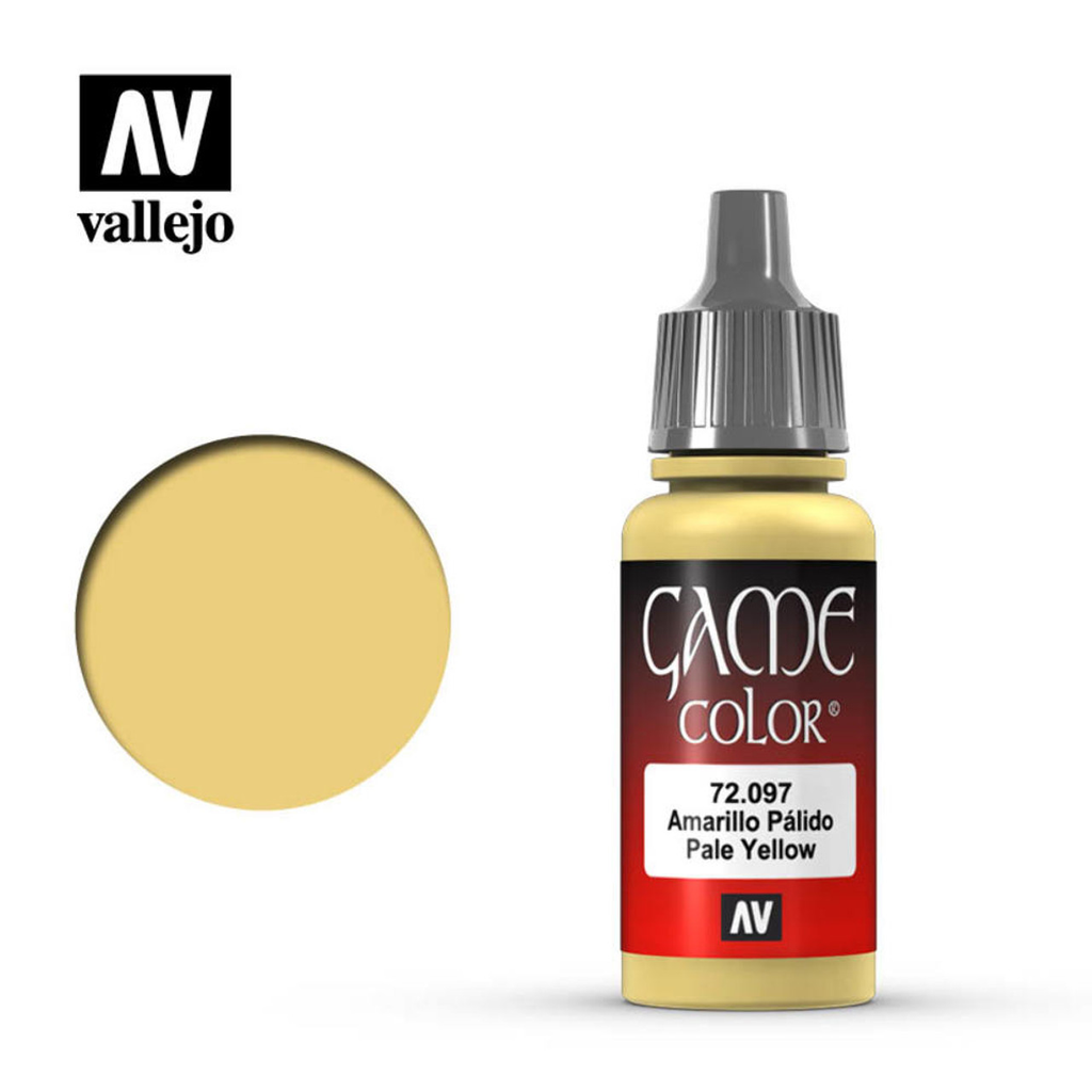 Vallejo Game Color Pale Yellow Acrylic Non Toxic Paint 17ml VLJ-72097