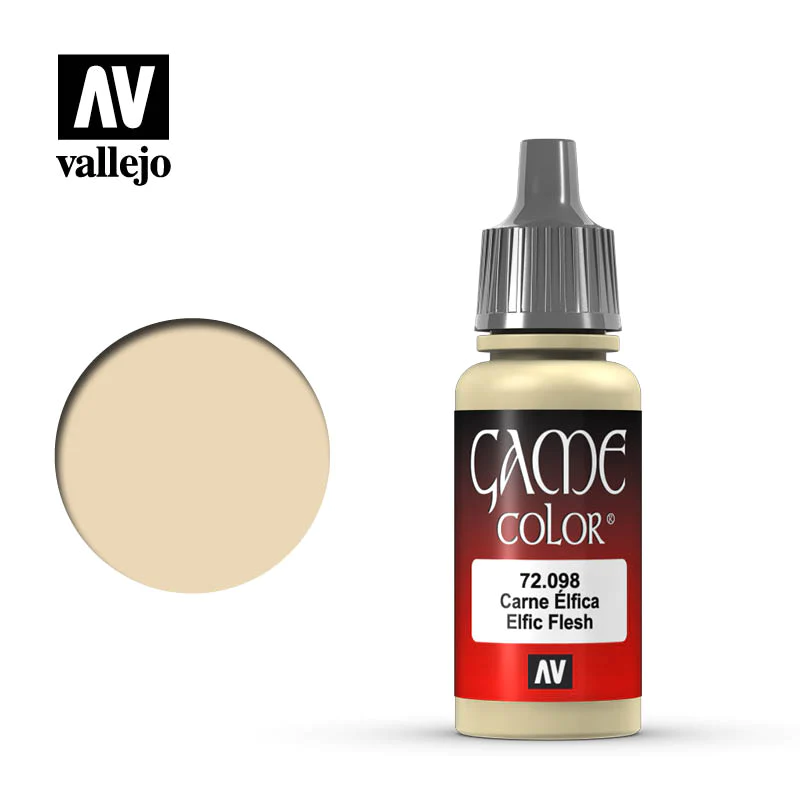 Vallejo Game Color Elfic Flesh Acrylic Non Toxic Paint 17ml VLJ-72098