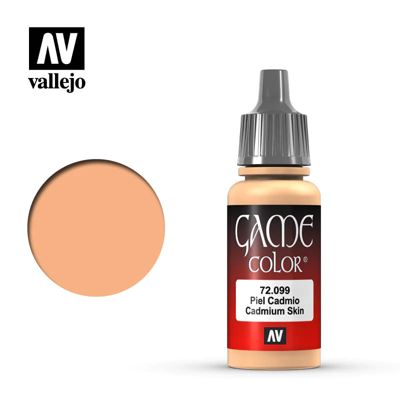 Vallejo Game Color Cadium Skin Acrylic Non Toxic Paint 17ml VLJ-72099