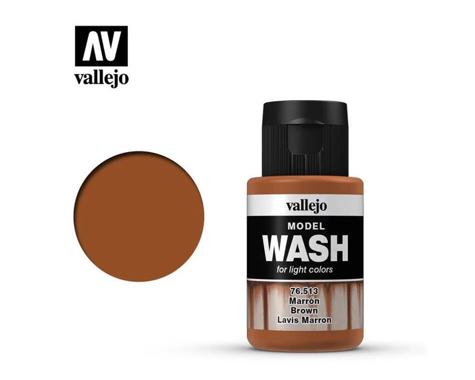 Vallejo Brown Wash Paints 35ml VLJ-76513