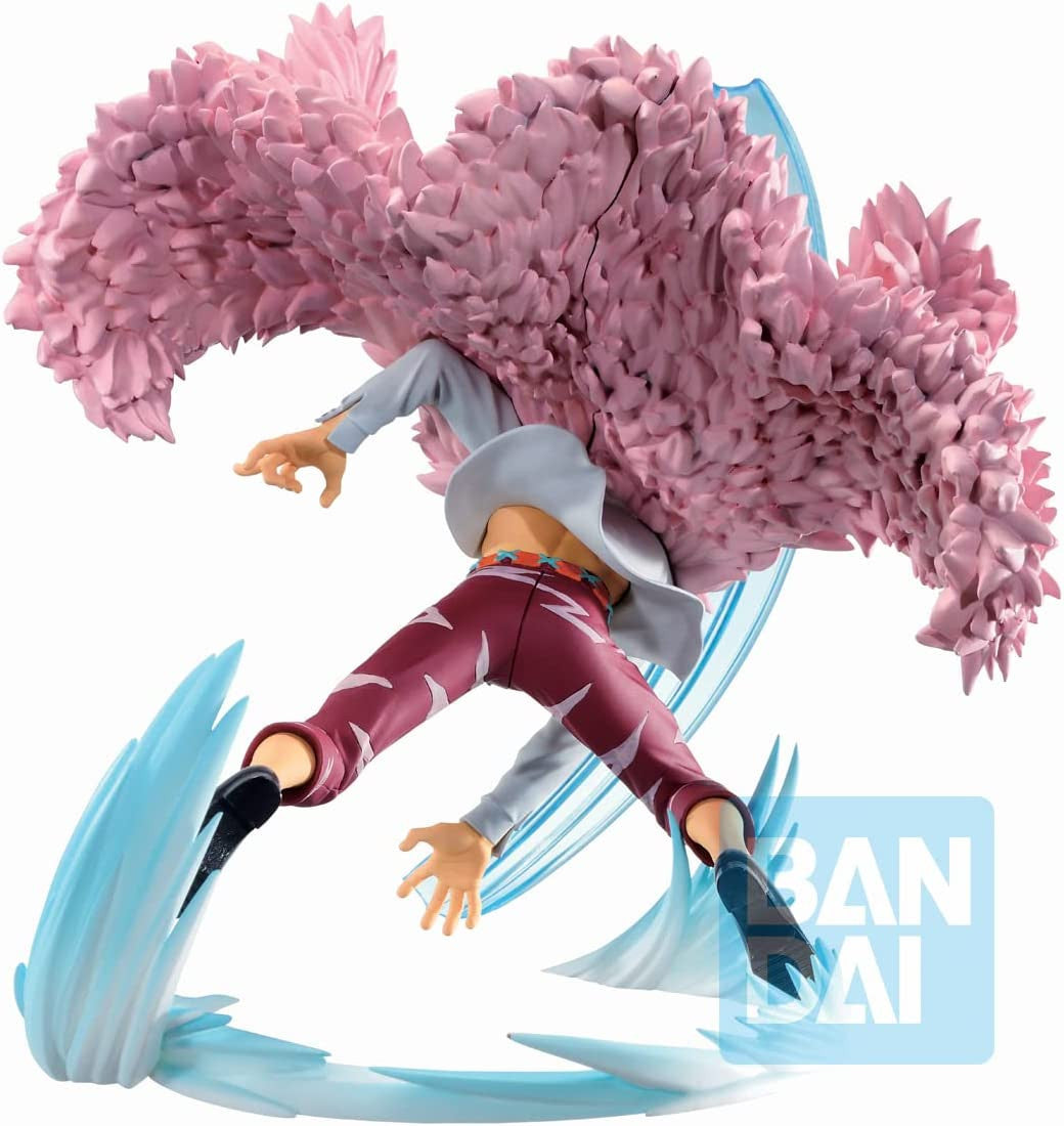 One Piece Donquixote Doflamingo Duel Memories Incredible Ichibansho Anime Static Figure Striking Their Popular and Iconic Pose Bandai Spirits BAS63609