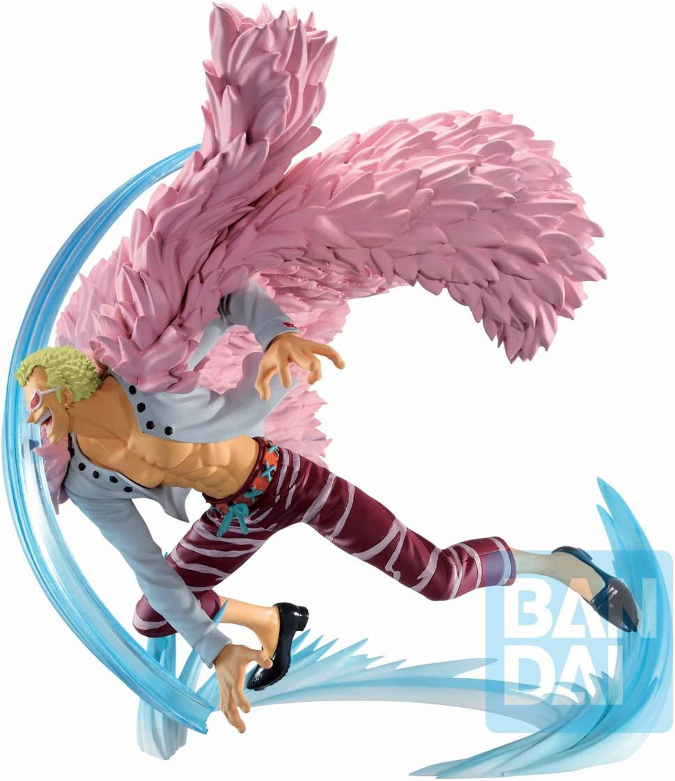 One Piece Donquixote Doflamingo Duel Memories Incredible Ichibansho Anime Static Figure Striking Their Popular and Iconic Pose Bandai Spirits BAS63609