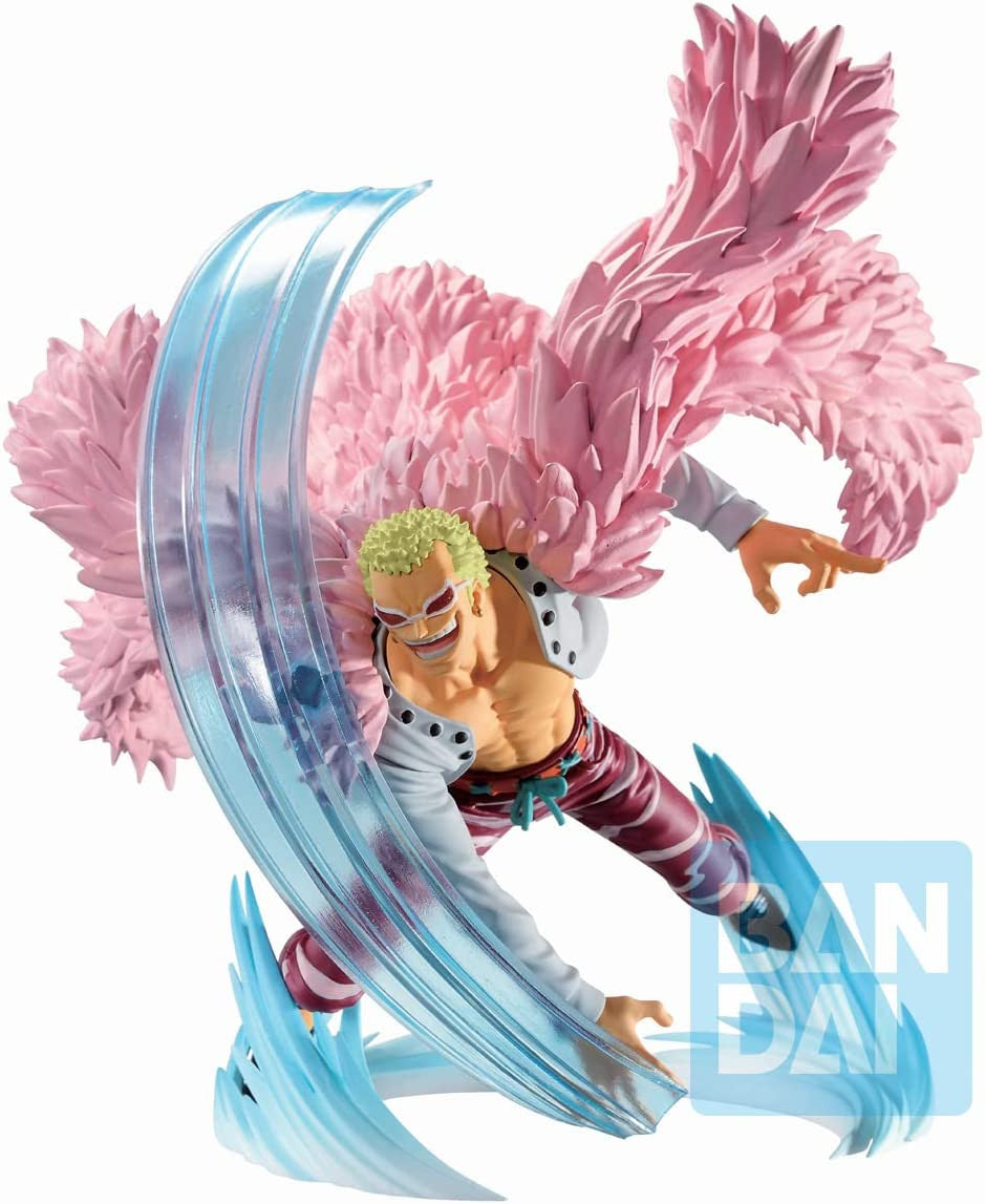One Piece Donquixote Doflamingo Duel Memories Incredible Ichibansho Anime Static Figure Striking Their Popular and Iconic Pose Bandai Spirits BAS63609