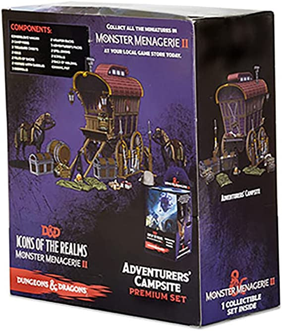 Dungeons & Dragons Wizkids NECA Icons of The Realms Monster Menagerie 2 Adventurer's Camp Premium Figure WZK-72533