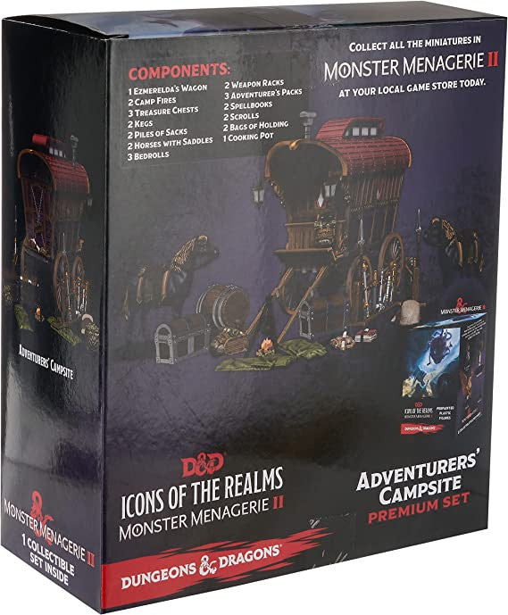 Dungeons & Dragons Wizkids NECA Icons of The Realms Monster Menagerie 2 Adventurer's Camp Premium Figure WZK-72533
