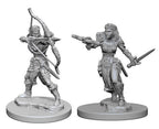 Dungeons & Dragons Wizkids Elf Ranger Nolzur's Marvelous Unpainted Minis - Elf Female Ranger Miniature WZK72638