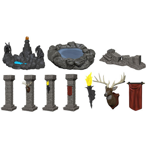 Dungeons & Dragons WizKids Fantasy Terrain P ools & Pillars - Table Game Tools WZK-73050