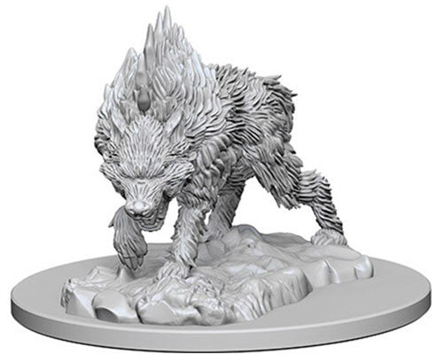 Dungeons & Dragons Wizkids Monster Pathfinder Deep Cuts Unpainted s - Dire Wolf Miniature WZK73184
