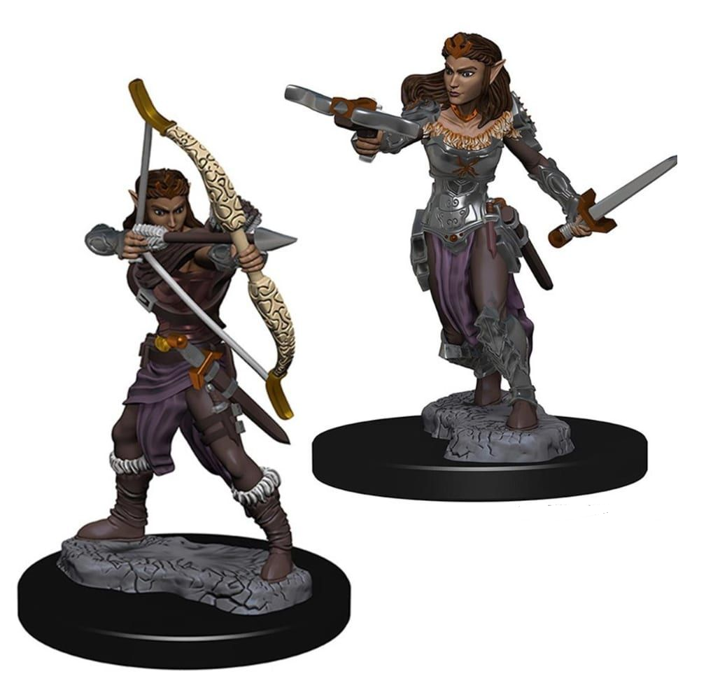 Dungeons & Dragons Wizkids Elf Ranger Nolzur's Marvelous Unpainted Minis - Elf Female Ranger Miniature WZK72638