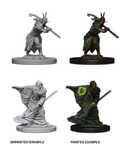 Dungeons and Dragons Wizkids Elf Druid Nolzurs Marvelous Unpainted s Wave 4 Elf Male Druid Paladin Miniature D&D WZK72641