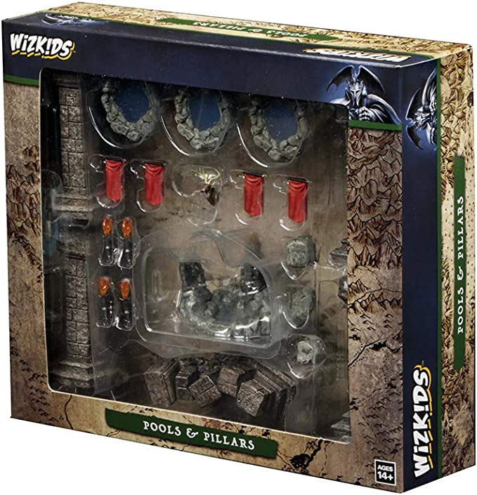 Dungeons & Dragons WizKids Fantasy Terrain P ools & Pillars - Table Game Tools WZK-73050