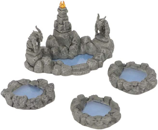 Dungeons & Dragons WizKids Fantasy Terrain P ools & Pillars - Table Game Tools WZK-73050