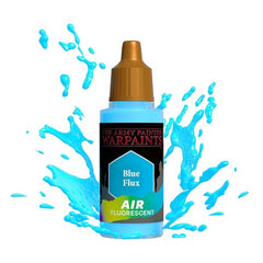 The Army Painter Warpaints Air Fluorescent Blue Flux Non Toxic Acrylic Paints 18ml AW1502