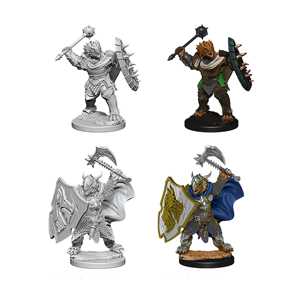Dungeons & Dragons Wizkids Dragonborn Male Paladin Nozurs Marvelous Unpainted s Miniature WZK73200