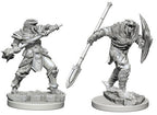 Dungeons & Dragons Wizkids Dragonborn Fighter NECA Nolzur's Marvelous Unpainted s Dragonborn Fighter with Spear Miniature WZK73340