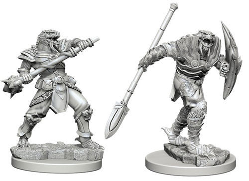 Dungeons & Dragons Wizkids Dragonborn Fighter NECA Nolzur's Marvelous Unpainted s Dragonborn Fighter with Spear Miniature WZK73340