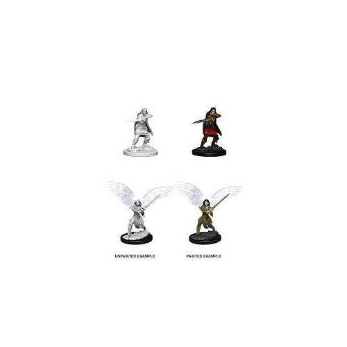 Dungeons & Dragons: Wizkids Aasimar Fighter:WizKids Nolzur's Marvelous s: Female Aasimar Fighte: Miniature