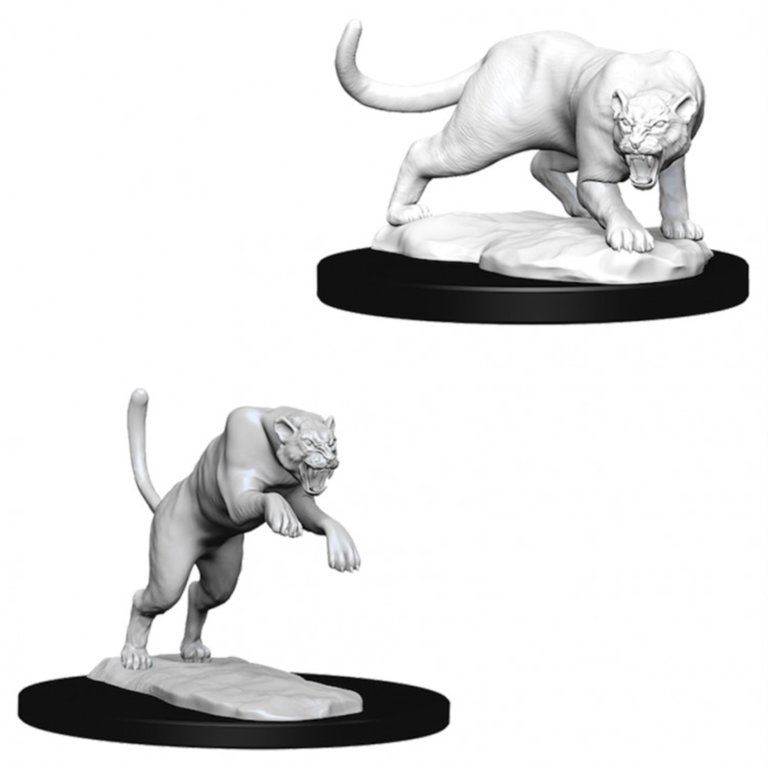 Dungeons & Dragons Wizkids Monster Nolzur's Marvelous Unpainted s - Panther & Leopard Miniature WZK73404