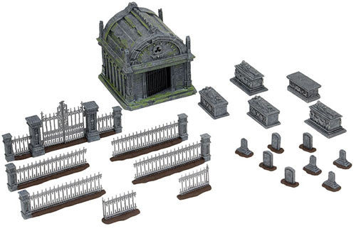 Dungeons & Dragons WizKids Pathfinder Battles Ruins of Lastwall - Cemetery of The Fallen Premium Set Game Miniatures WZK-73735