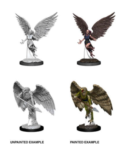 WizKids Dungeons & Dragons Nolzurs Marvelous Unpainted Miniatures: Wave 11: Harpy & Arakocra