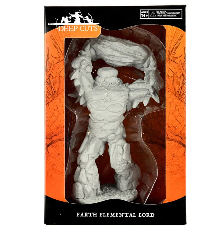 Dungeons & Dragons: Wizkids Monster : Pathfinder Deep Cuts Unpainted s: W14 Earth Elemental Lord: Miniature