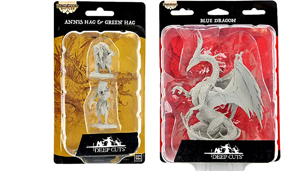Paizo Dungeons & Dragons Monster Pathfinder Deep Cuts Wave 14 Bundle Unpainted s Miniature WZK90297