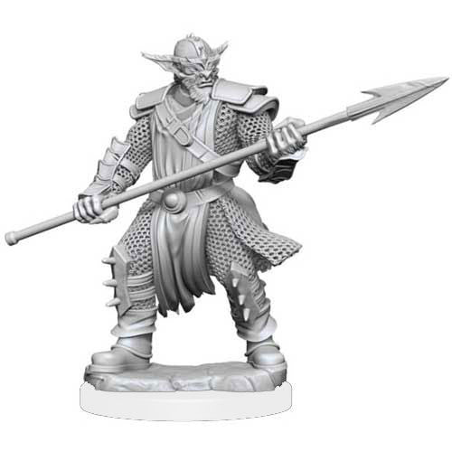 Dungeons & Dragons: Wizkids Bugbear Fighter:Critical Role Unpainted s: W1 Bugbear Fighter: Miniature