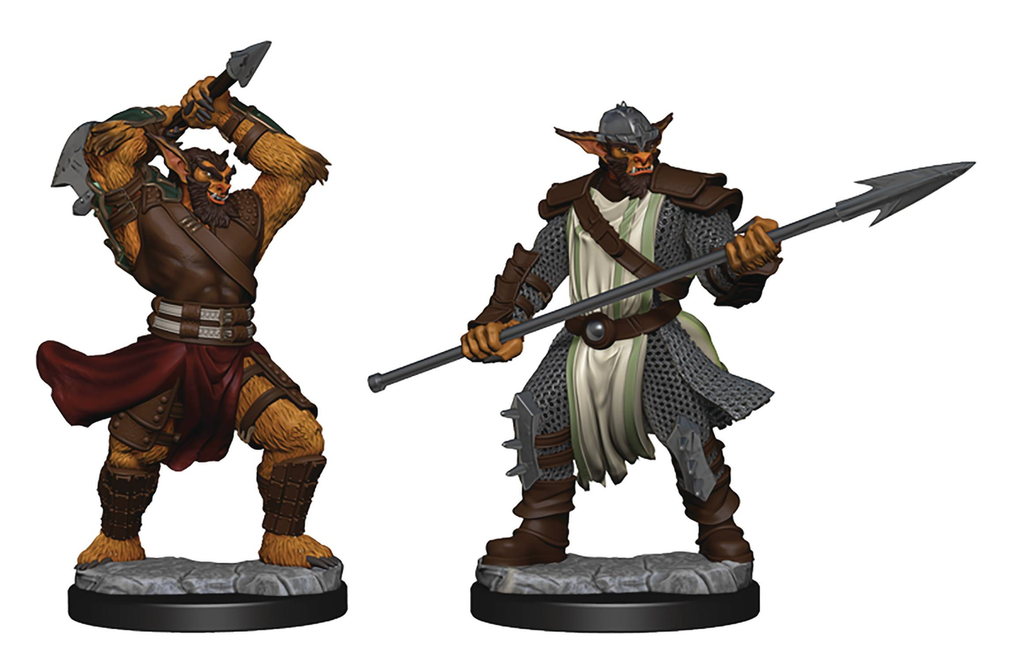 Dungeons & Dragons: Wizkids Bugbear Fighter:Critical Role Unpainted s: W1 Bugbear Fighter: Miniature