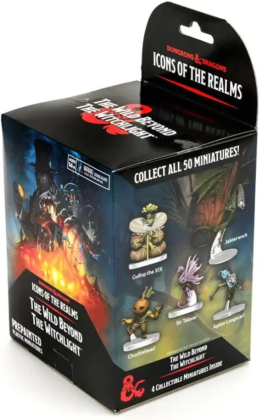 Dungeons & Dragons Icons of The Realms The Wild Beyond The Witchlight (Set 20) 8 Ct. Booster Brick Multicolor Miniatures WZK96091