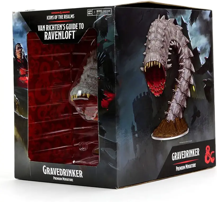 Dungeons & Dragons: Wizkids: Icons of the Realms Miniatures: Van Richten's Guide to Ravenloft (Set 21)- Gravedrinker: Miniatures
