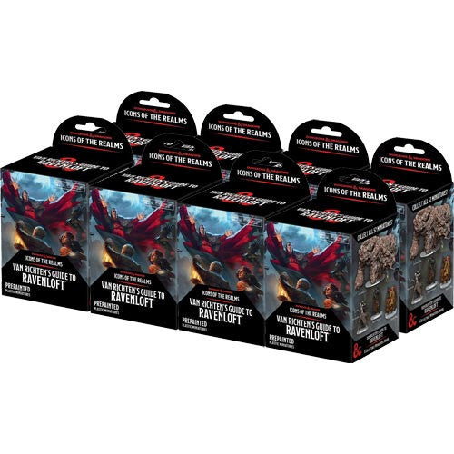 Dungeons & Dragons: Wizkids: : Icons of The Realms: Set 21: Van Richten's Guide to Ravenloft Booster Brick(8): Miniatures