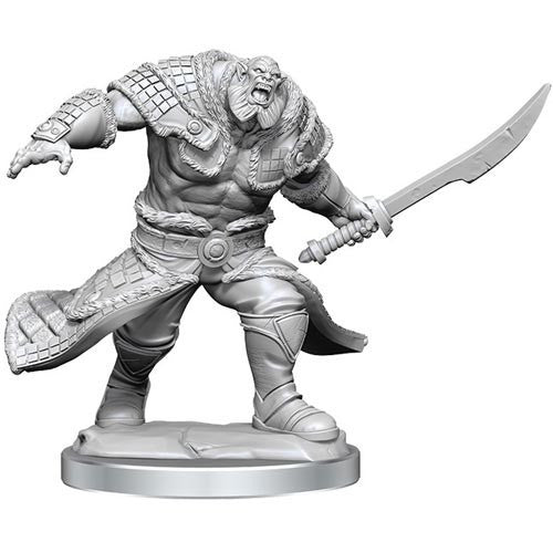Magic The Gathering Unpainted Miniatures Zurgo Helmsmasher & Unyielding Krumar W4