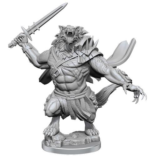 Magic The Gathering Unpainted Miniatures Arlinn Kord & Tovolar W4 WZK90398