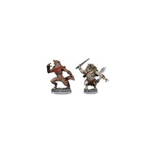 Magic The Gathering Unpainted Miniatures Arlinn Kord & Tovolar W4 WZK90398