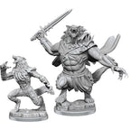 Magic The Gathering Unpainted Miniatures Arlinn Kord & Tovolar W4 WZK90398
