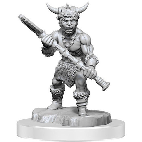 Wizkids Dungeons & Dragons Nolzur`s Marvelous Unpainted Miniatures W18 Halfling Barbarians WZK90412