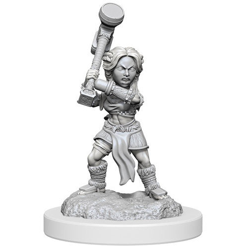 Wizkids Dungeons & Dragons Nolzur`s Marvelous Unpainted Miniatures W18 Halfling Barbarians WZK90412