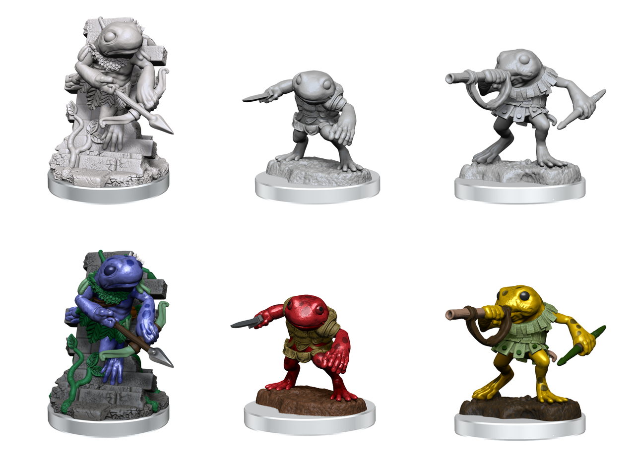 Wizkids Dungeons And Dragons Nolzur`S Marvelous Unpainted Miniatures W18 Grungs WZK90415