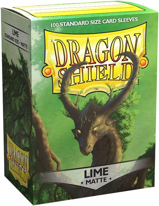 Dragon Shield Sleeves Standard Matte Lime 100 Ct ATM11038