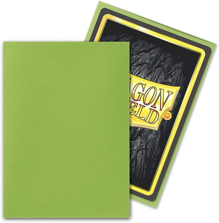 Dragon Shield Sleeves Standard Matte Lime 100 Ct ATM11038