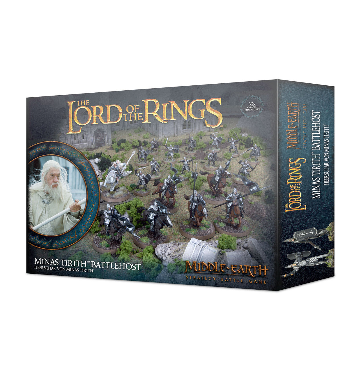 Games Workshop Middle Earth Lord of the Rings Strategy Battle Game Minas Tirith Battlehost 30-72