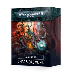Games Workshop Warhammer 40K Datacards Chaos Daemons English 97-04