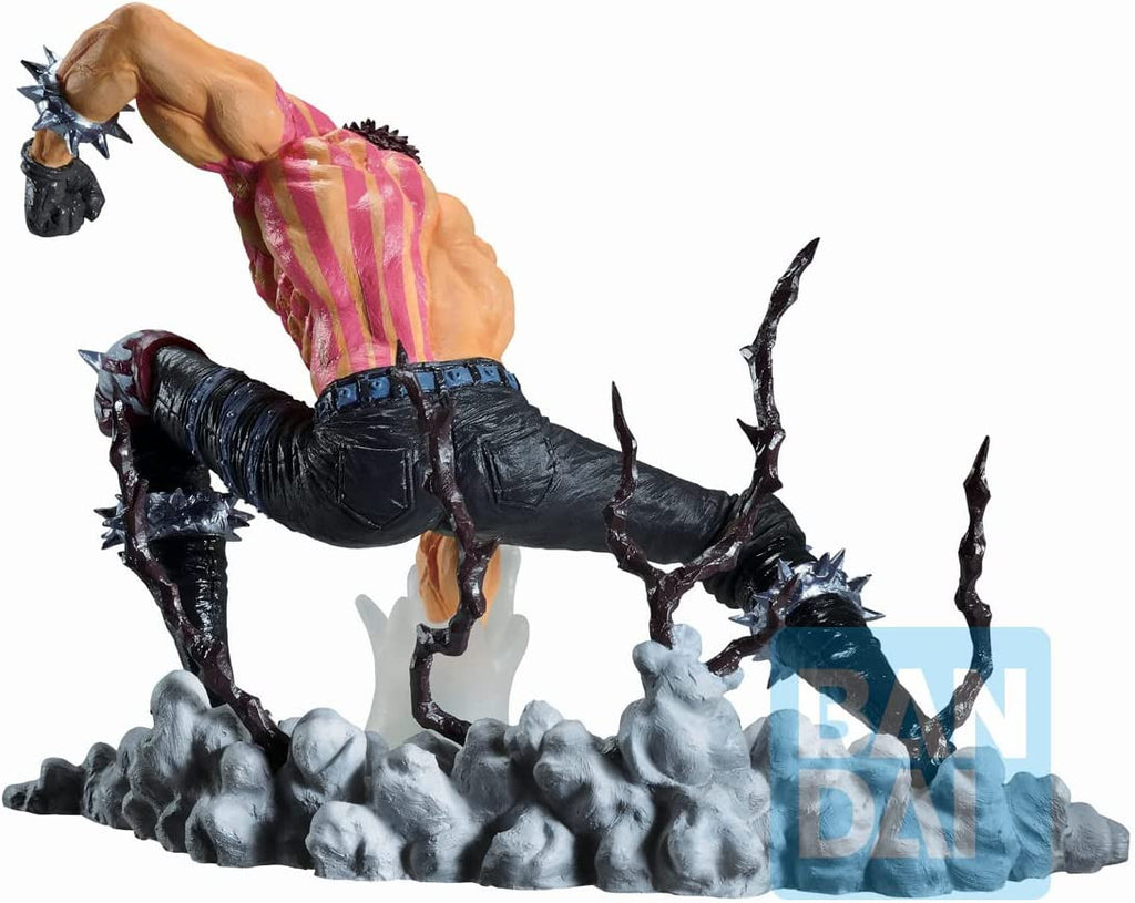 One Piece Charlotte Katakuri Duel Memories Anime Static Figure Uses his Mochi Fruit Powers to Transform His Hand Into Mochi Figure Bandai Spirits 63608