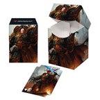 Ultra PRO - Magic The Gathering Warhammer 40k 100+ Card Deck Box Abaddon The Despoiler - Protect and Store your Collectible Gaming Cards Trading Cards or Sports Cards in A Self Locking Deck Box ULPDBM19441