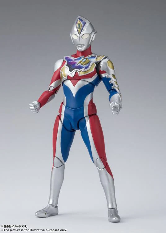 S.H. Figuarts Ultraman Decker Flash Type, Approx. 5.9 inches (150 mm), ABS & PVC Pre-Painted Action Figure