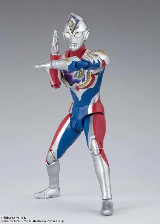 S.H. Figuarts Ultraman Decker Flash Type, Approx. 5.9 inches (150 mm), ABS & PVC Pre-Painted Action Figure