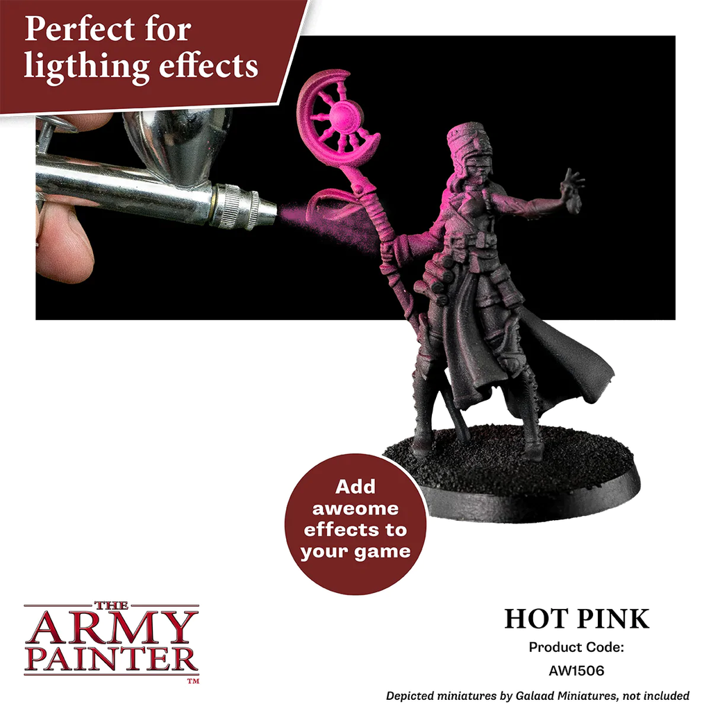 The Army Painter Warpaints Air Fluorescent Hot Pink Non Toxic Acrylic Paints 18ml AW1506